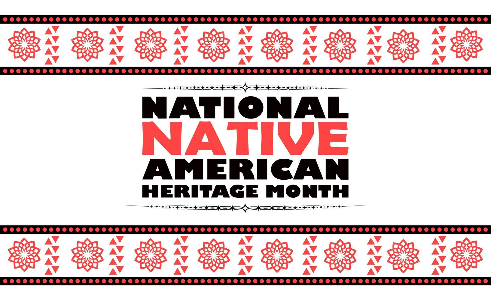 National Native American Heritage Month. November 2023. Native Heritage t shirt design. Banner, cover, poster, greeting, card design photo