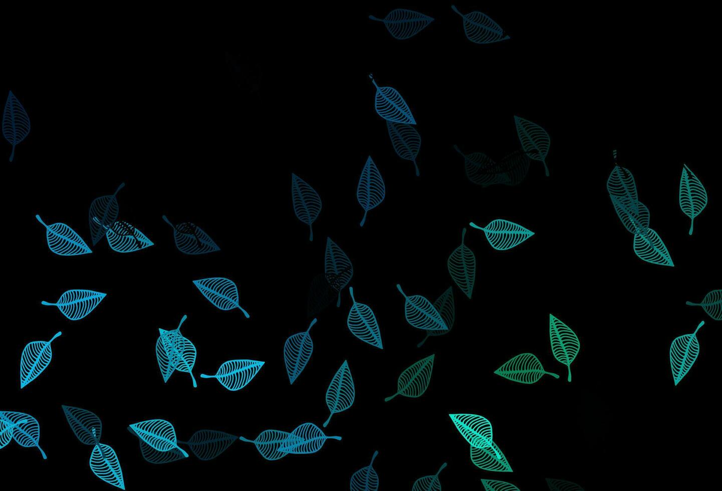 Dark Blue, Green vector hand painted background.