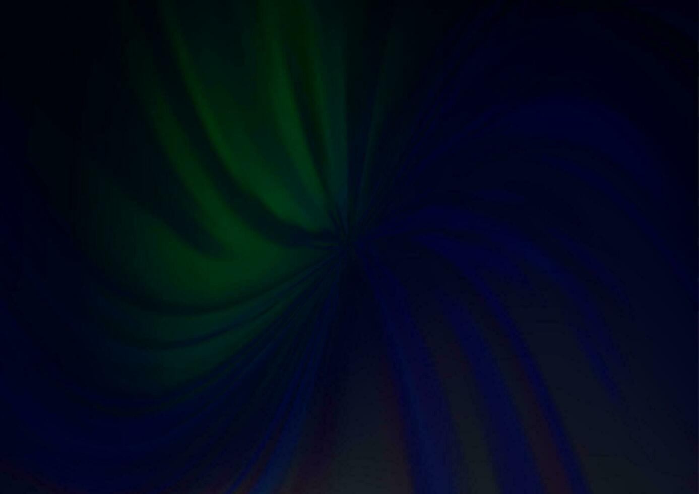 Dark Black vector glossy bokeh pattern.