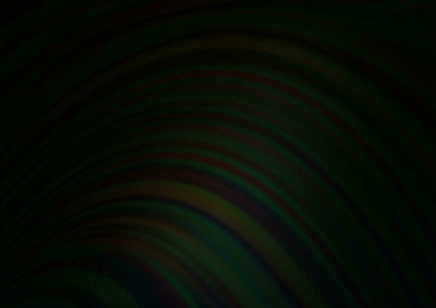 Dark Black vector background with bubble shapes.