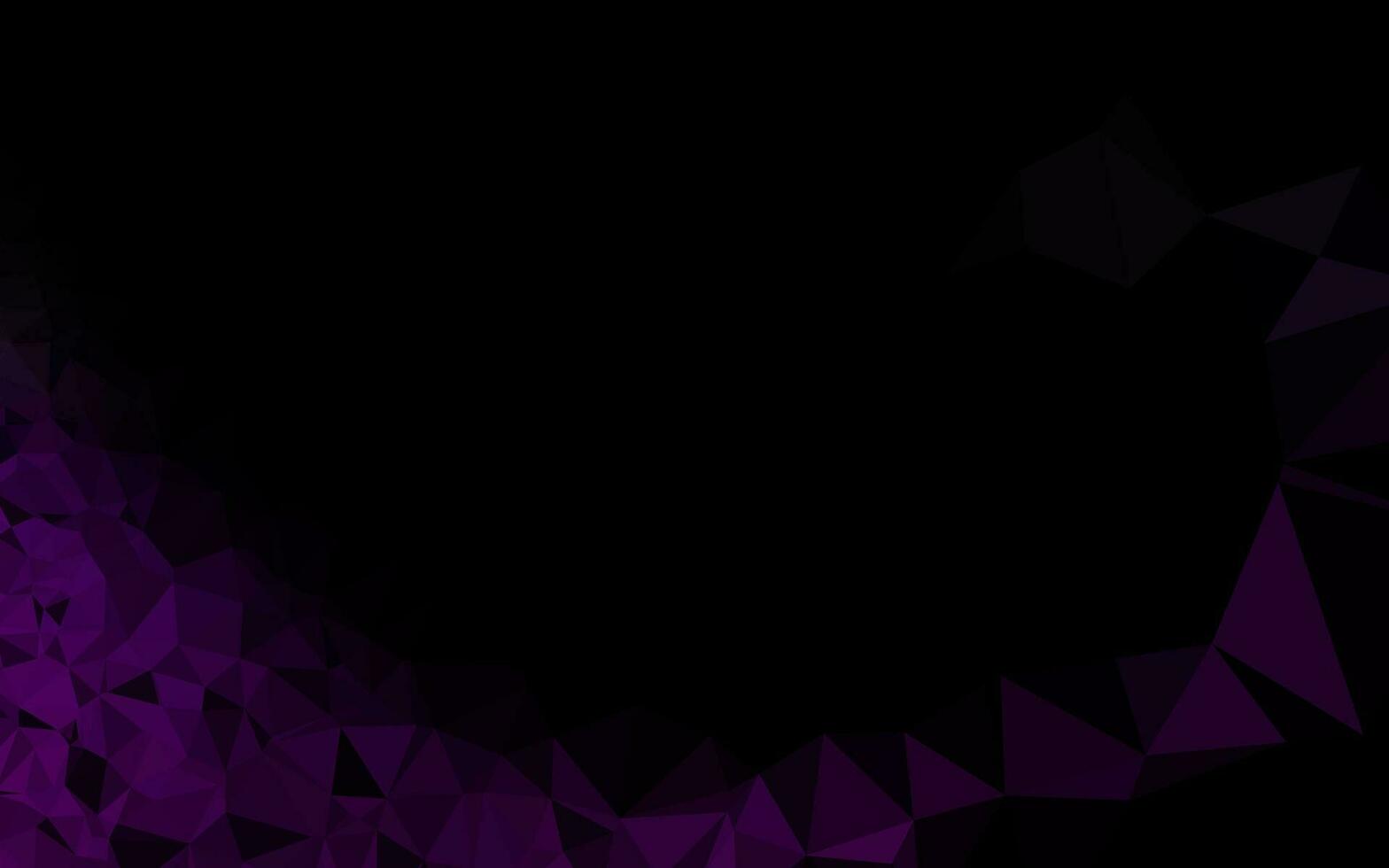 Dark Purple vector triangle mosaic cover.