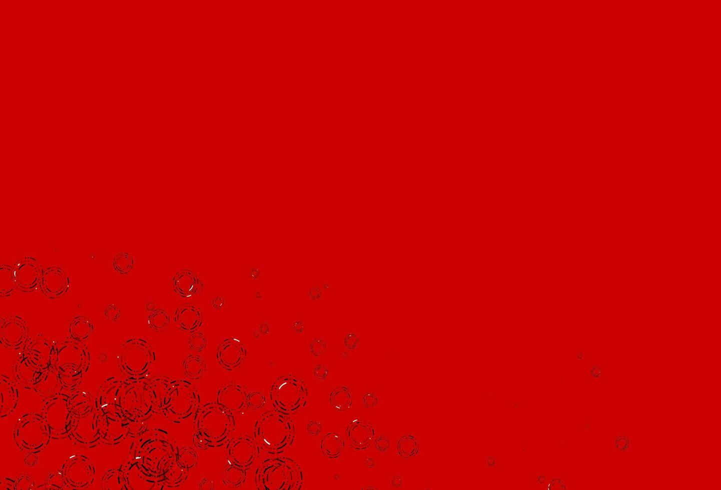 textura de vector rojo claro con discos.