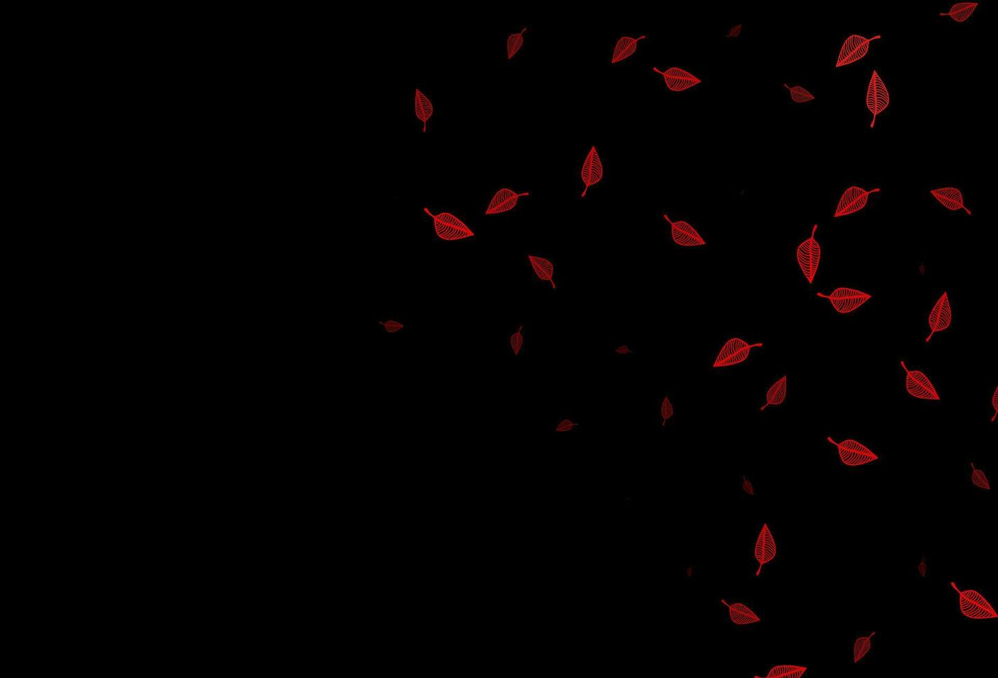 Dark Red vector doodle background.