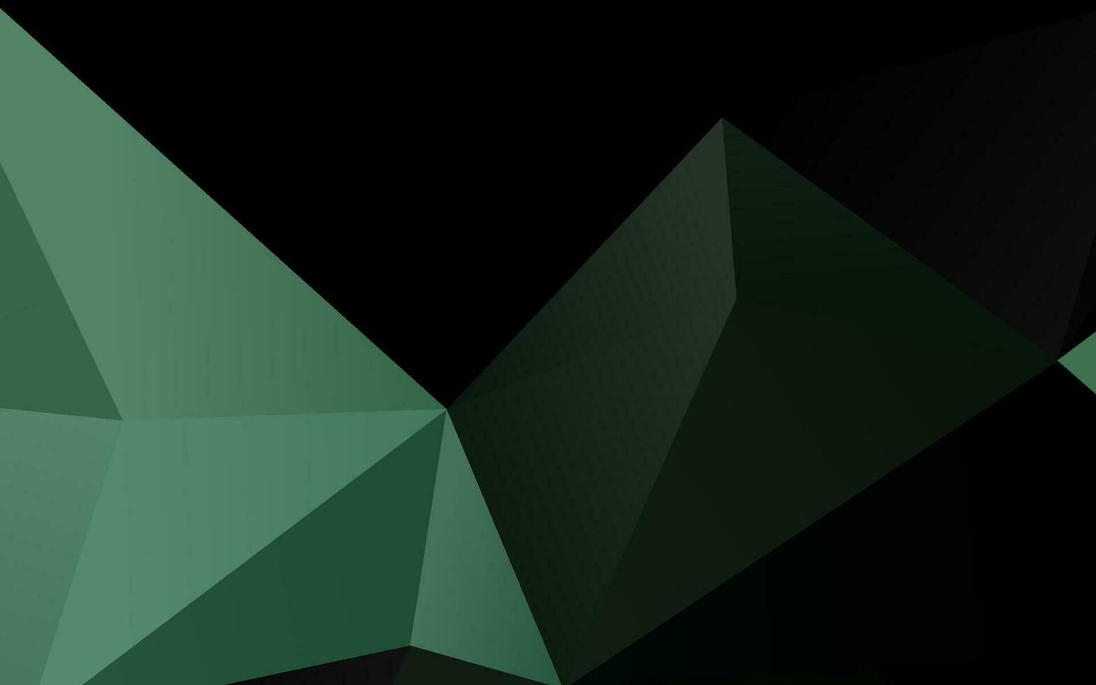 Dark Black vector polygonal template.