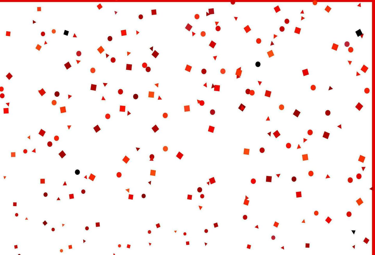 Light Red vector layout with circles, lines, rectangles.