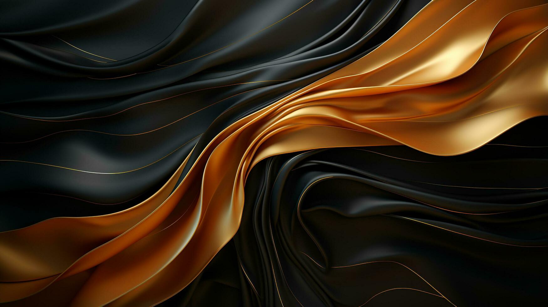 Abstract golden line pattern background photo