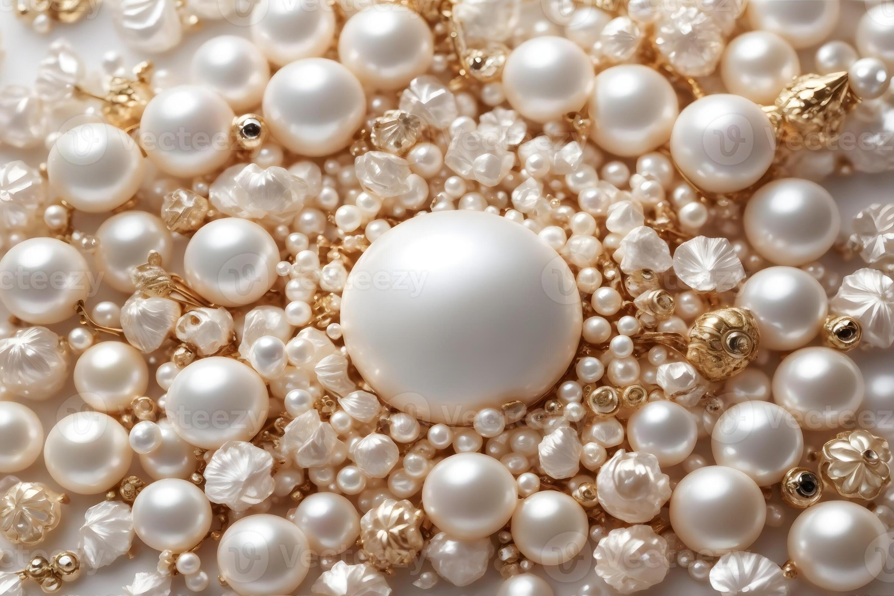 Pearl and Seashell Background, Pearl Background, Seashell Background