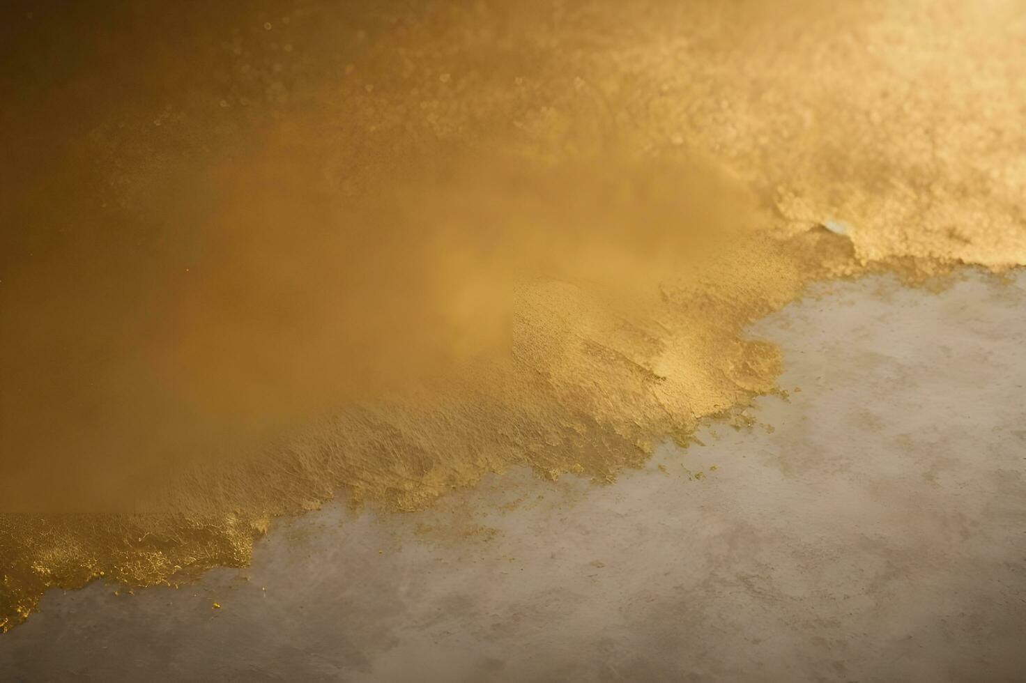 Ochre or Orange color background. AI Generated. photo