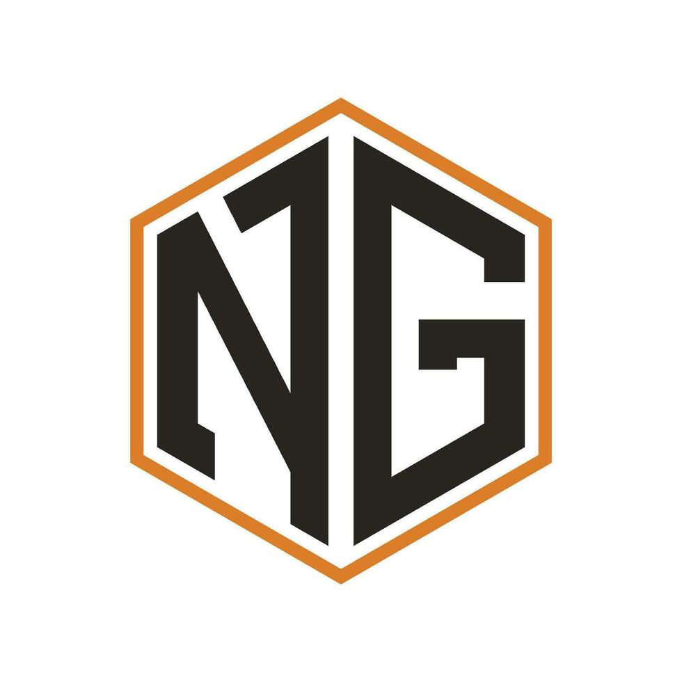 NG letter logo vector