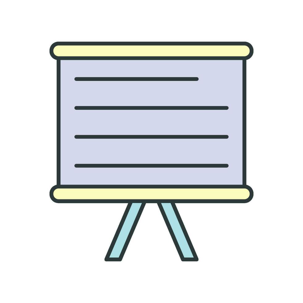 White Board icon vector design templates simple and modern concept