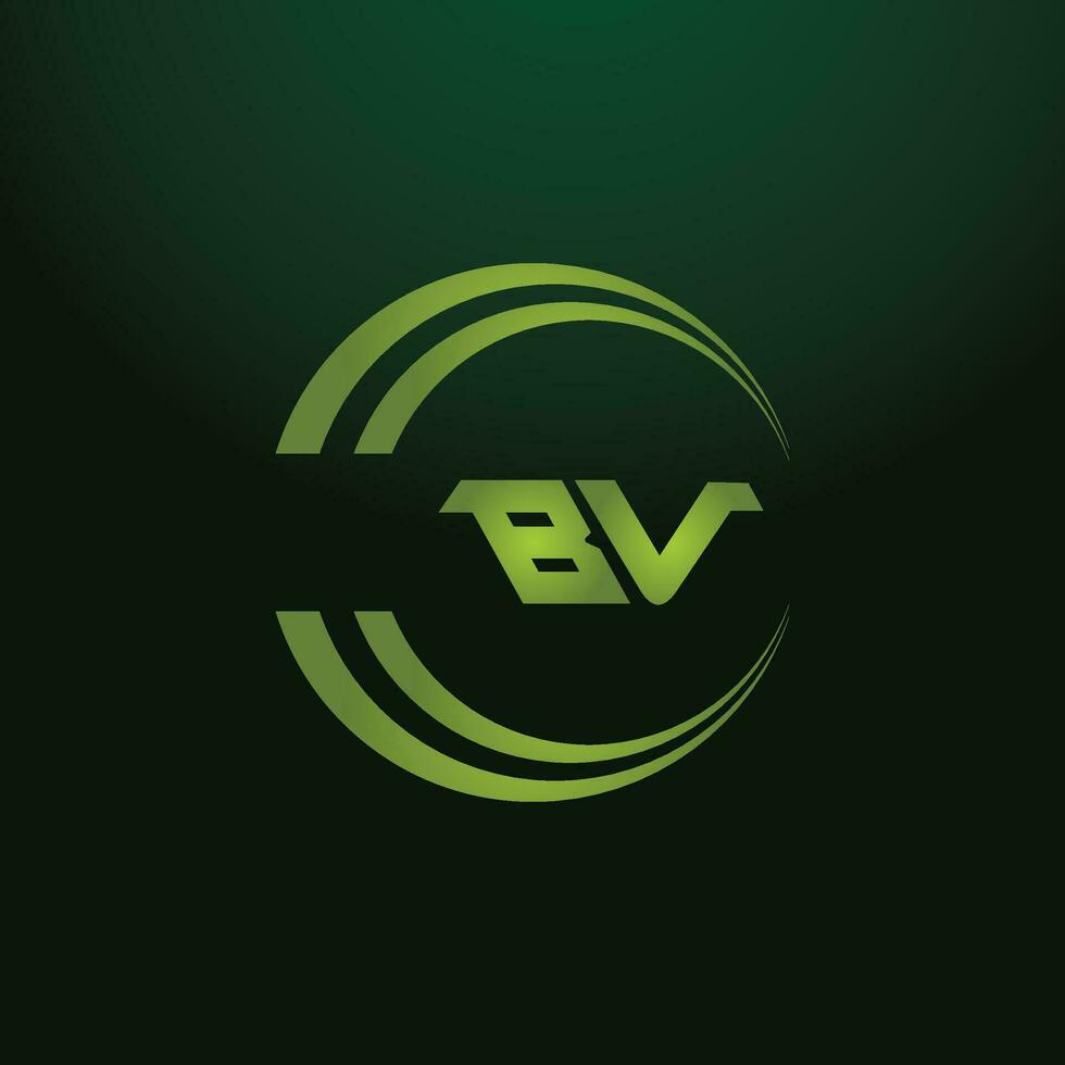 Minimal Innovative Initial BV logo and VB logo. Letter BV VB creative elegant Monogram. Premium Business logo icon vector