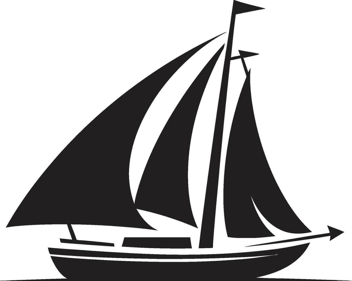 Seafaring in Shadows Boat Vector Magic Majestic Maritime Majesty Vector Dreams