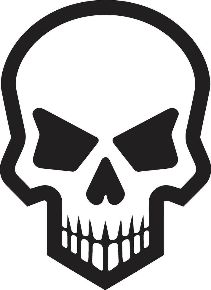 Groovy Gravitas Urban Attitude in Black Skullhead Art Sculpted Symphony A Stylish Skullhead Revolution in Monochrome vector