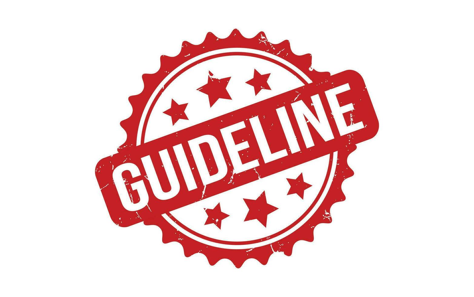 Guideline rubber grunge stamp seal vector