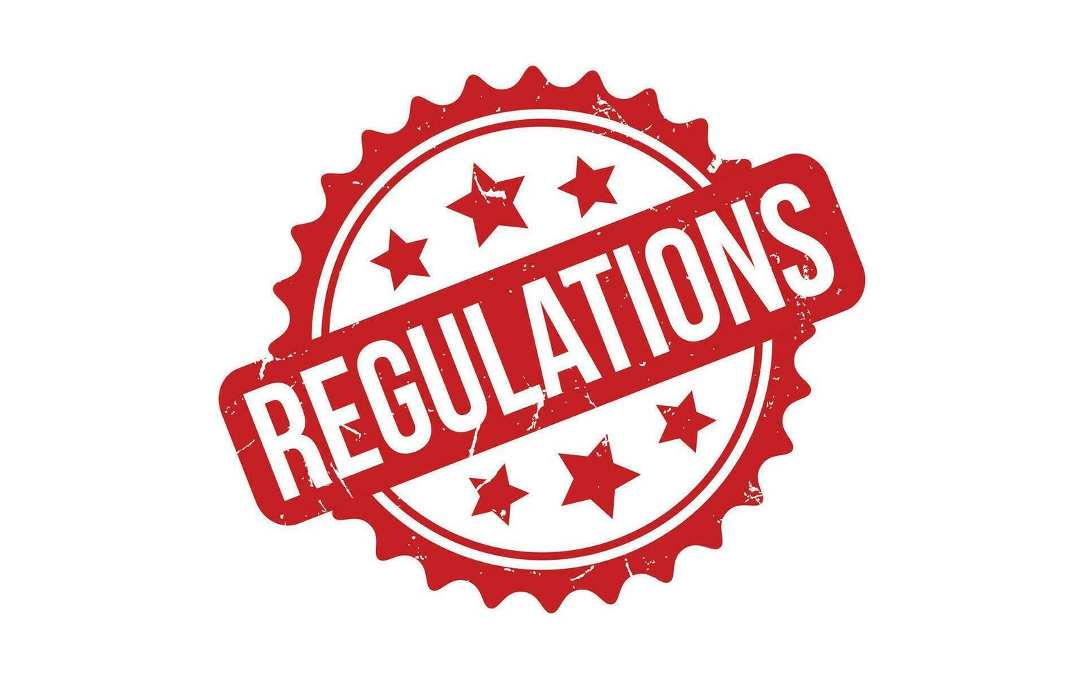 Regulations rubber grunge stamp seal vector