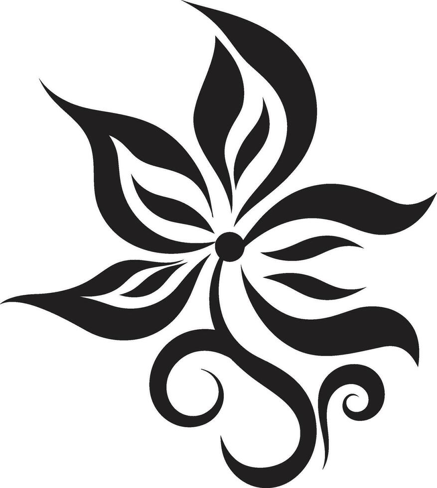Sensual Shadowy Botany Artful Midnight Garden vector