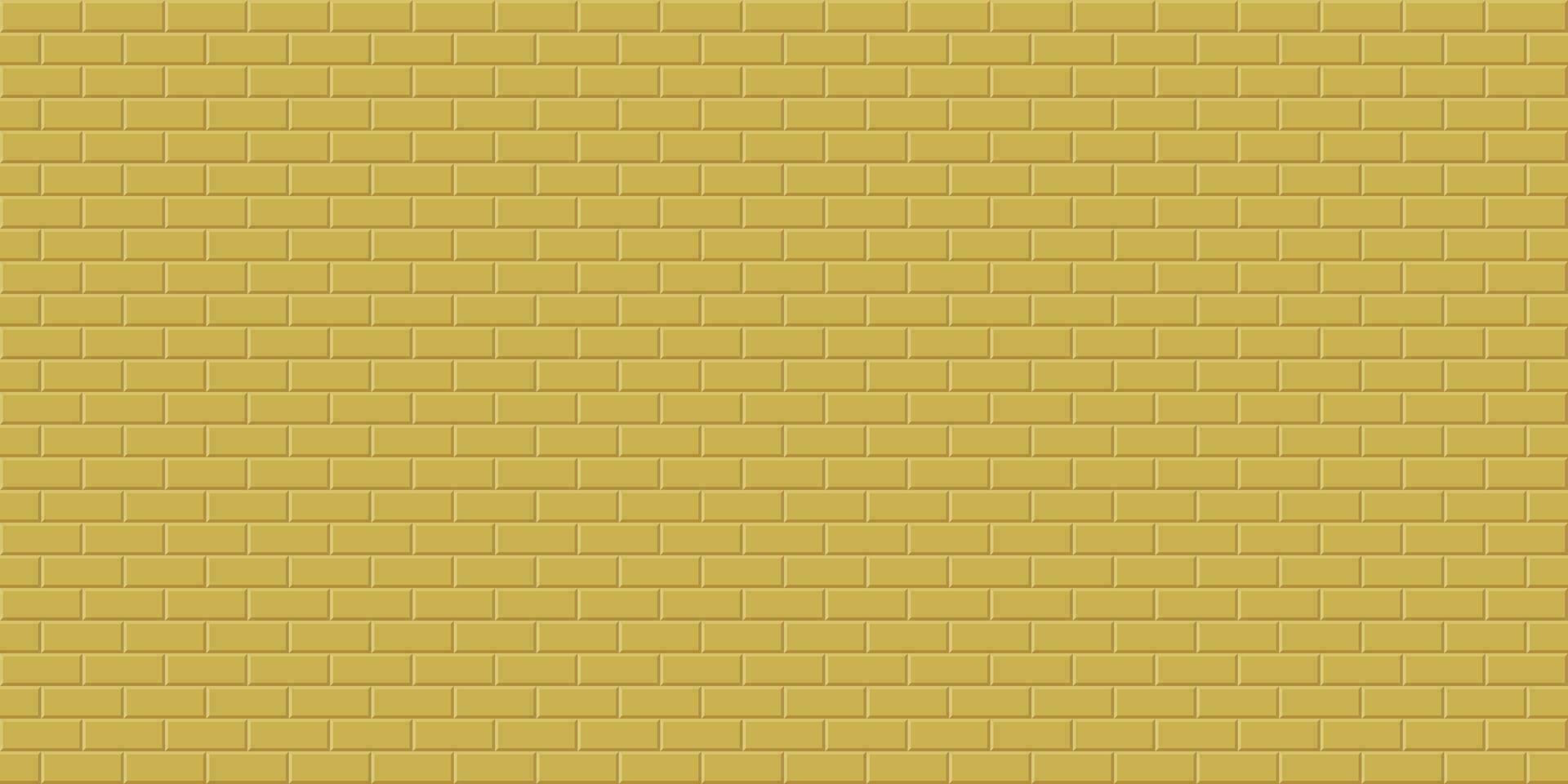 Gold brick wall background, Abstract geometric seamless pattern design, Vector illustration