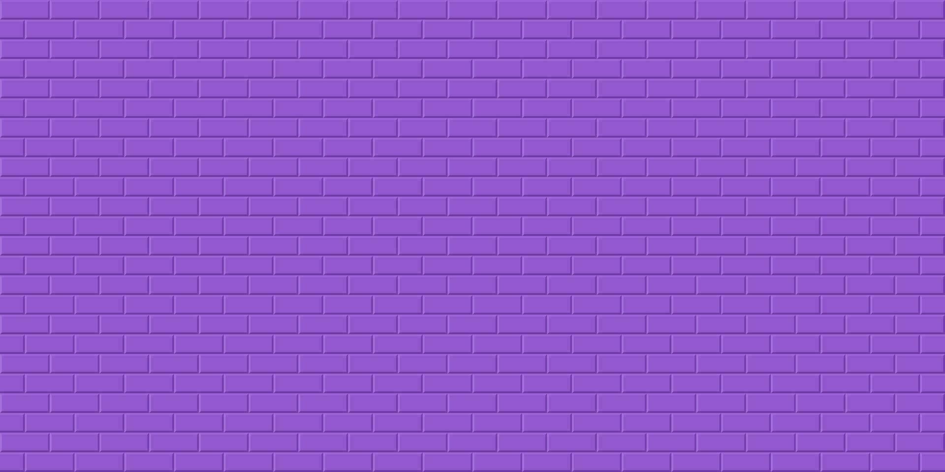 Purple brick wall background, Abstract geometric seamless pattern design, Vector illustration