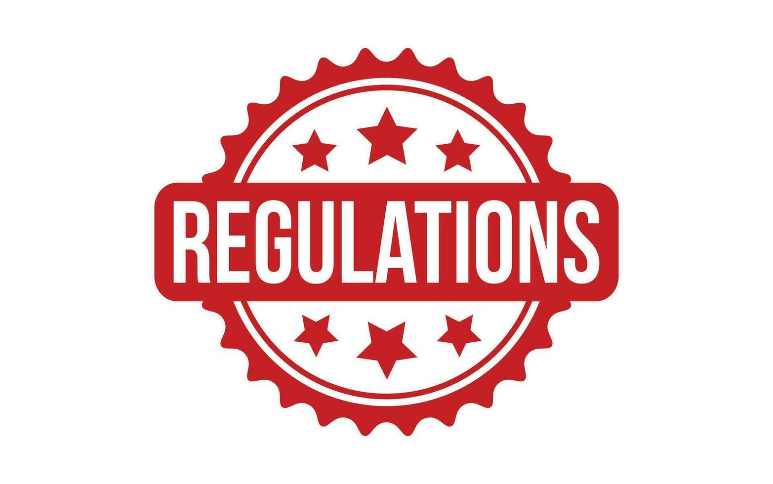 Regulations rubber grunge stamp seal vector