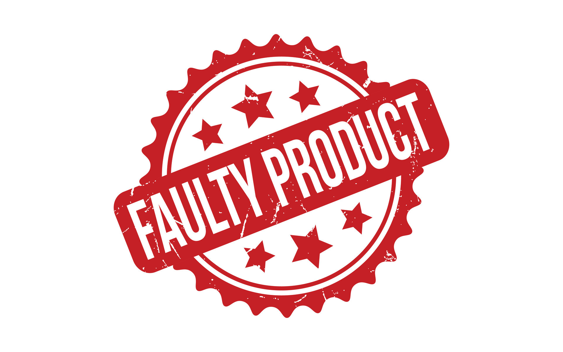 Faulty Product rubber grunge stamp seal vector 32979595 Vector Art at Vecteezy