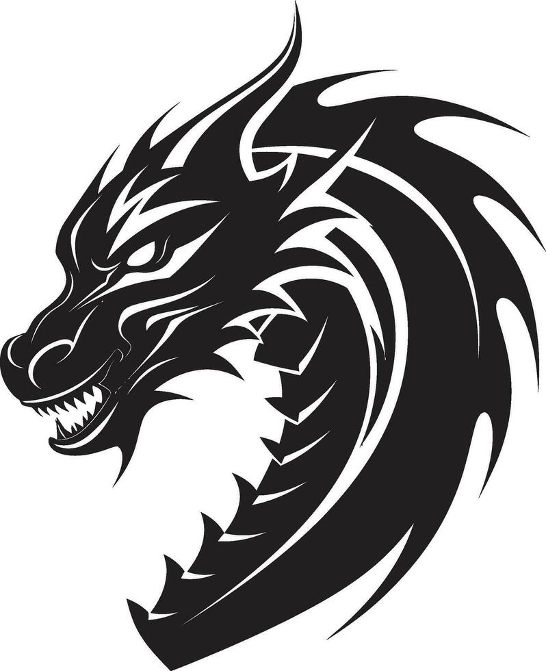 Fire and Fury Black Vector Roar of the Monochromatic Dragon Epic Encounter Monochrome Vector Duel of the Dragons in Black