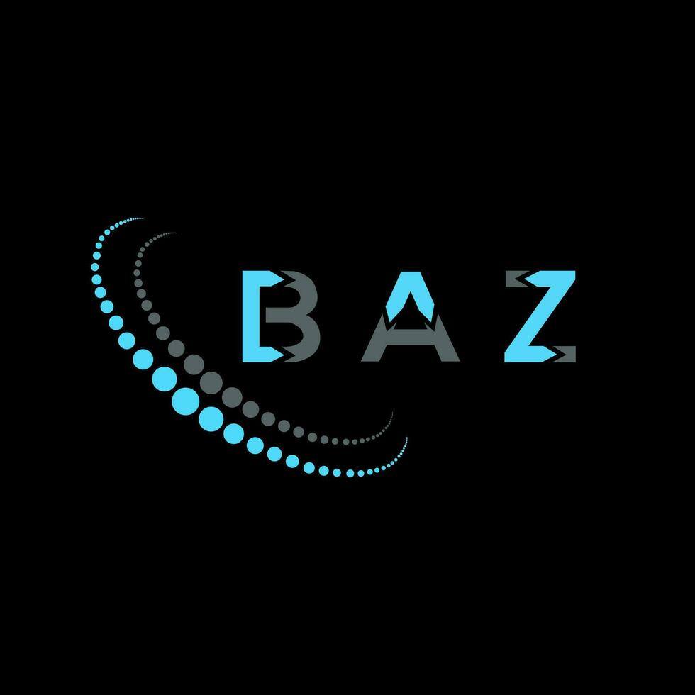 BAZ letter logo creative design. BAZ unique design. vector