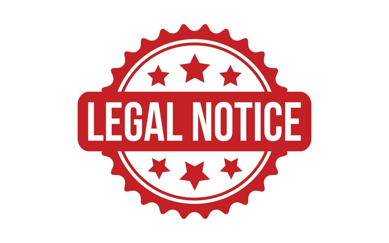 Legal Notice rubber grunge stamp seal vector