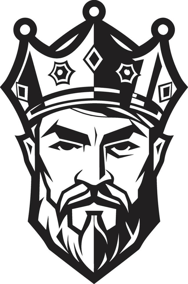 Throne of Majesty Monochrome Vector Art Celebrating Kingly Elegance Sovereigns Legacy Black Vector Depiction of the Kings Reign