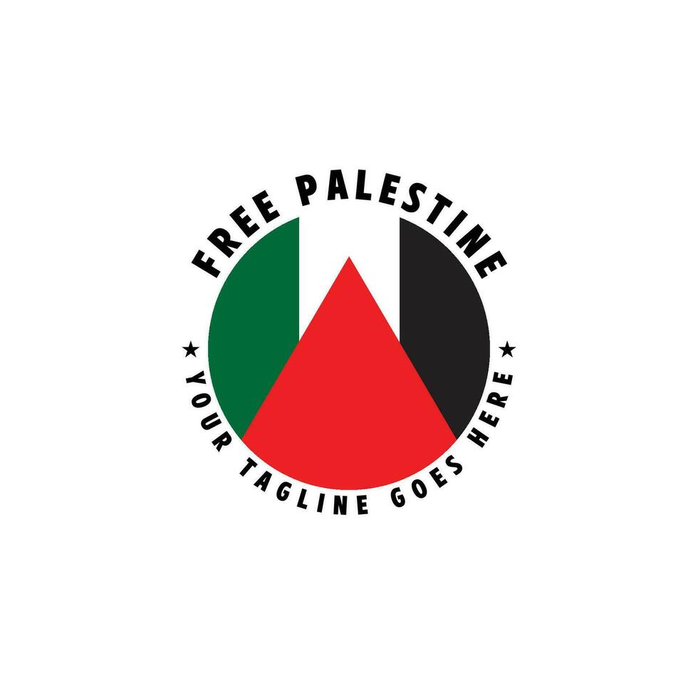 free palestine logo vector