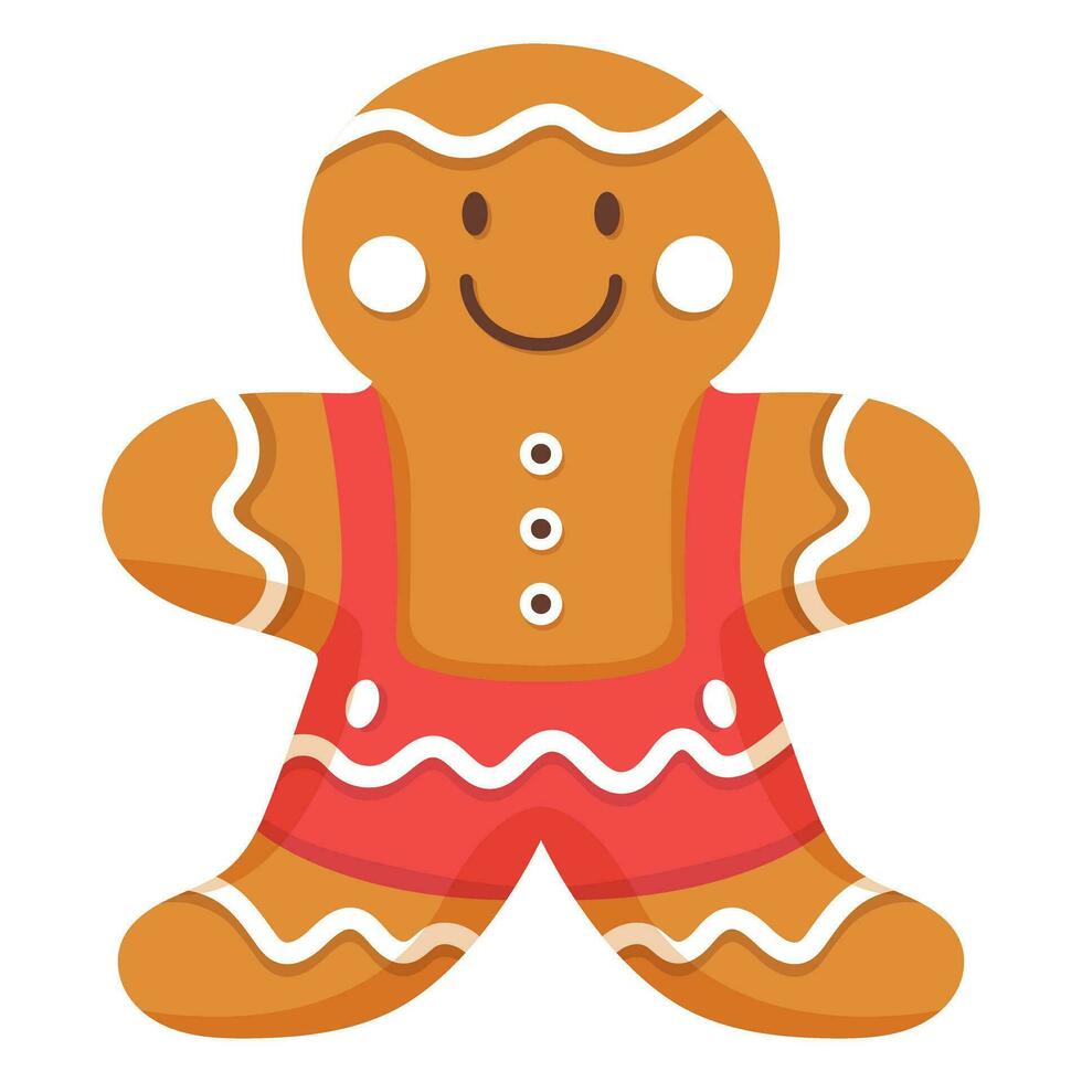 gingerbread art decoration vector