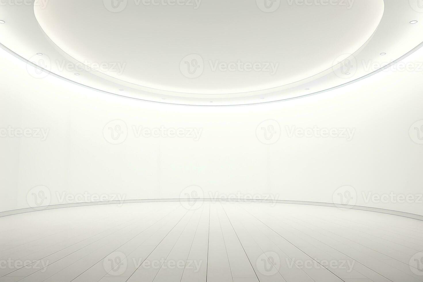 Abstract futuristic architecture background, Minimal technology white backdrop, Generative AI illustration photo
