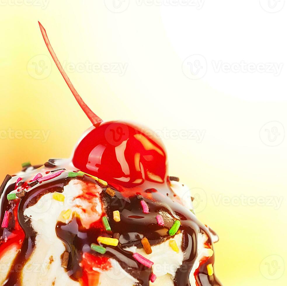 Ice cream border photo