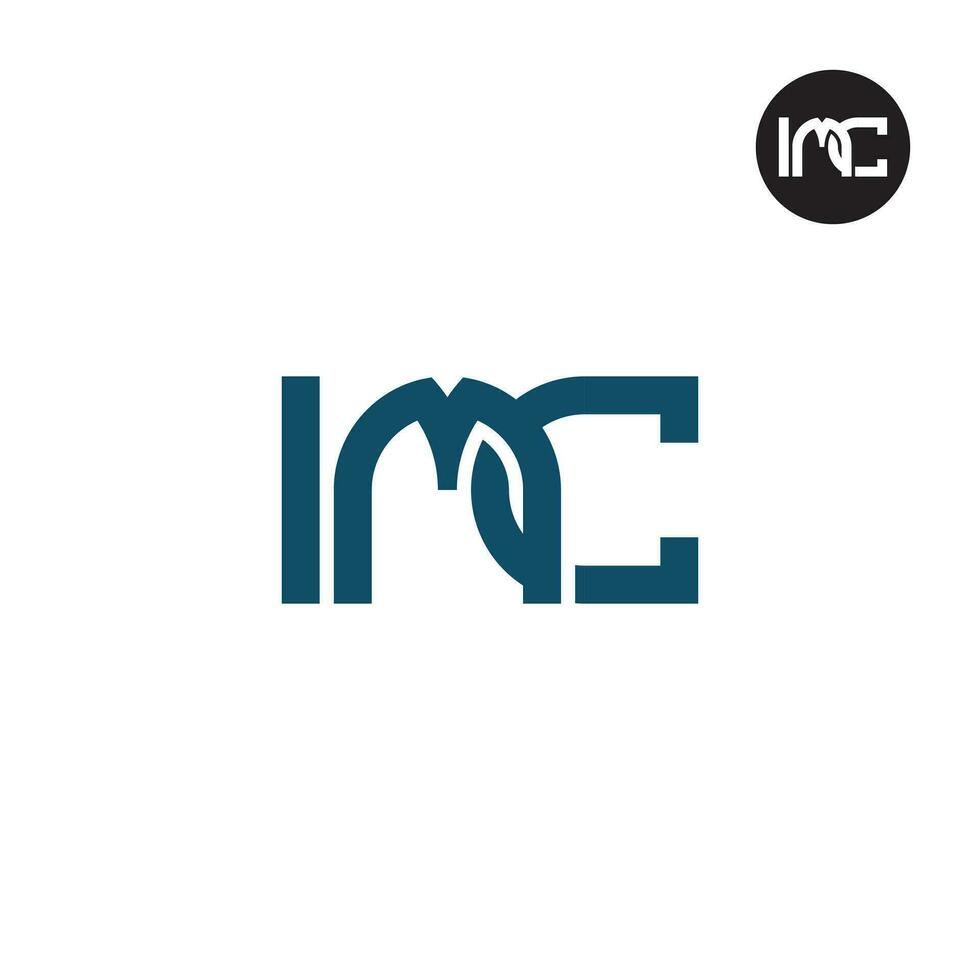 Letter IMC Monogram Logo Design vector