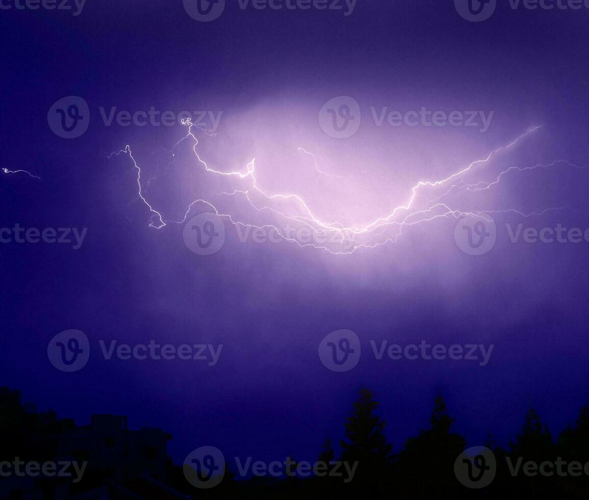 Lightning and thunder photo