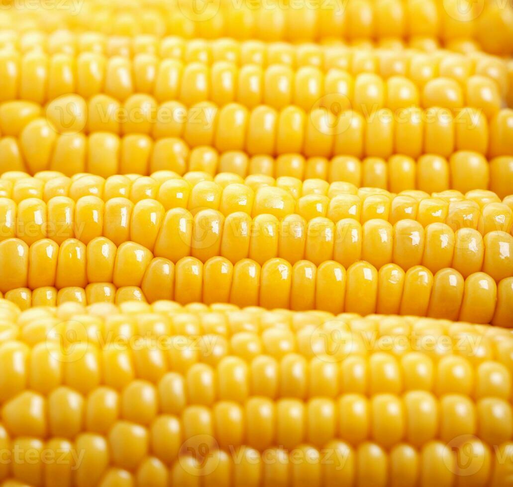 Yellow corn background photo