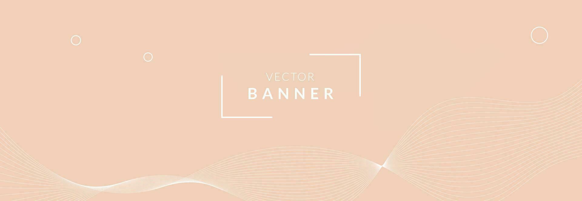 Abstract vector banner design template.