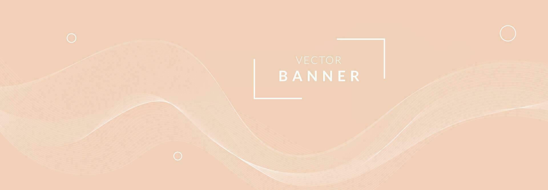 Abstract vector banner design template.