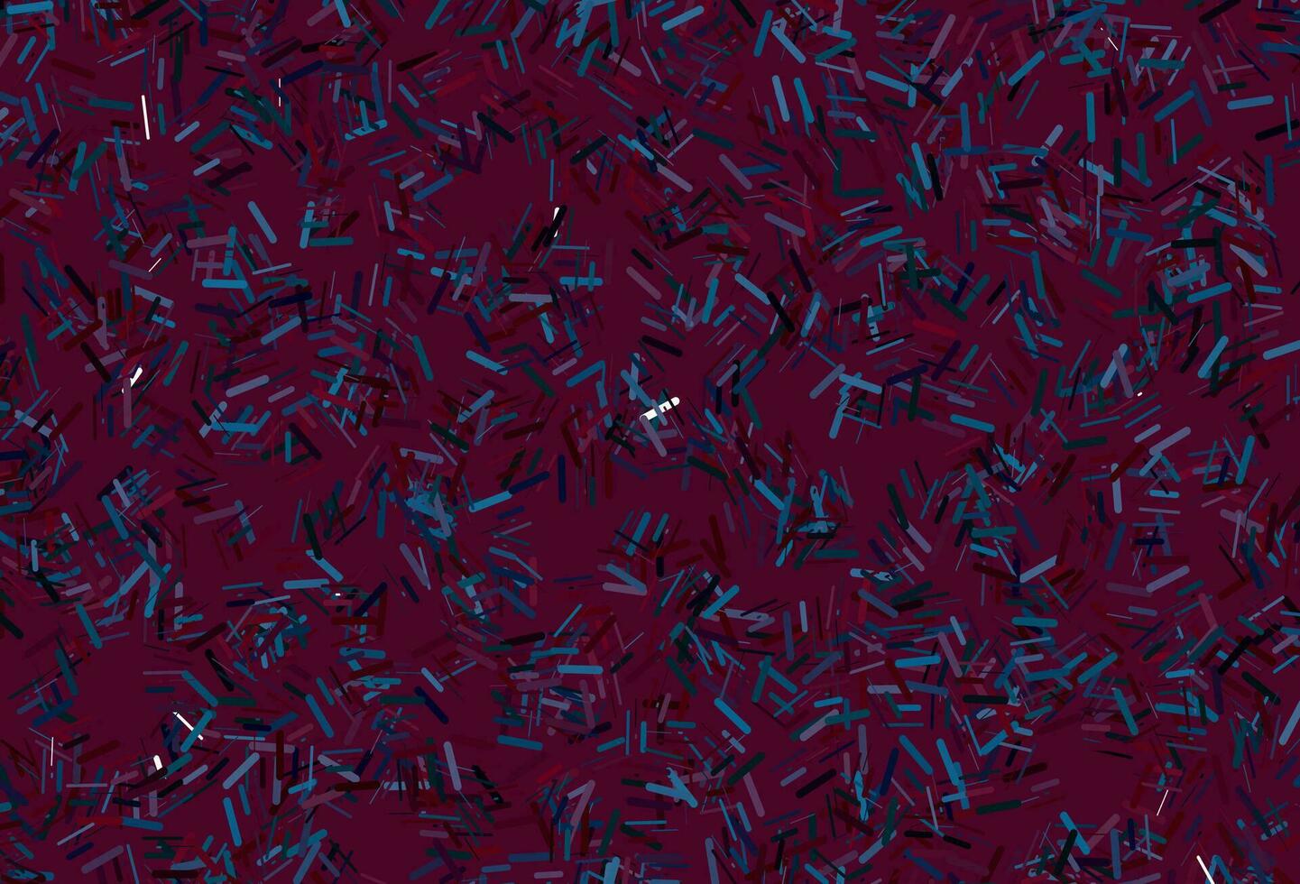 Dark purple, pink vector background with straight lines.