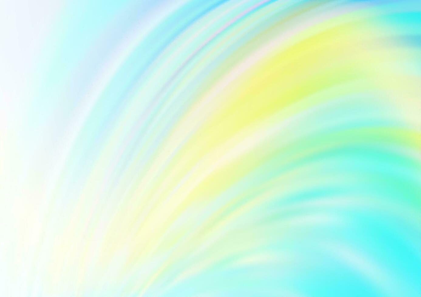 Light Blue, Yellow vector background with liquid shapes.