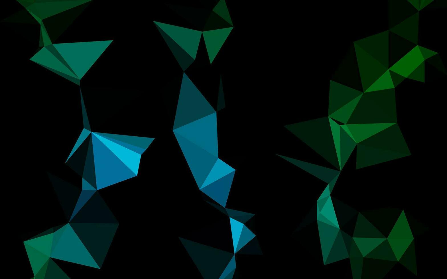 Dark Blue, Green vector blurry triangle template.