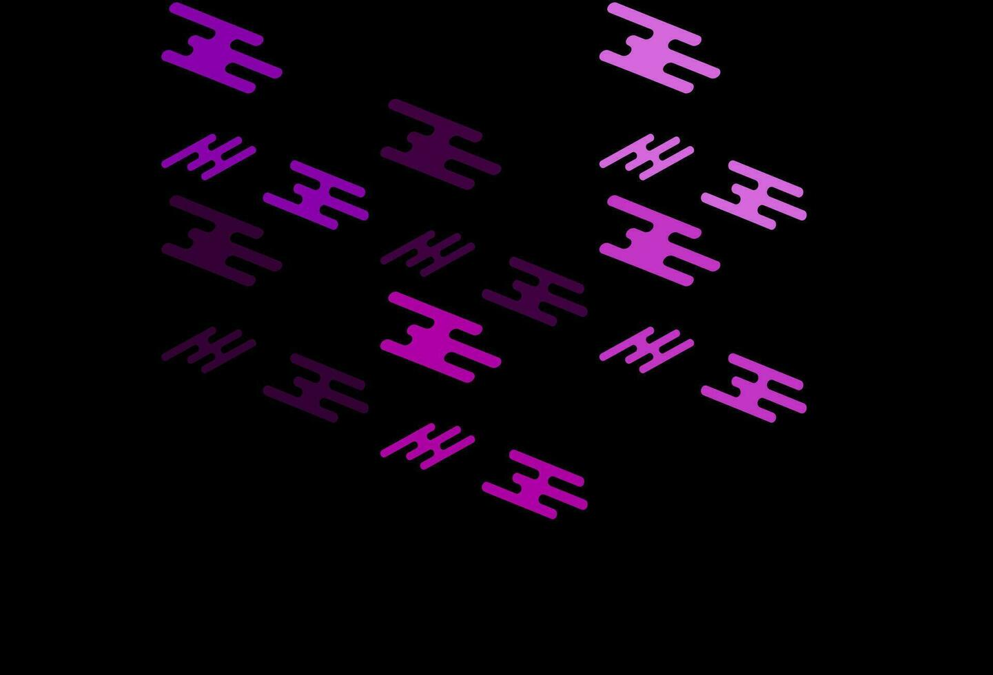 Dark Purple vector background with straight lines.