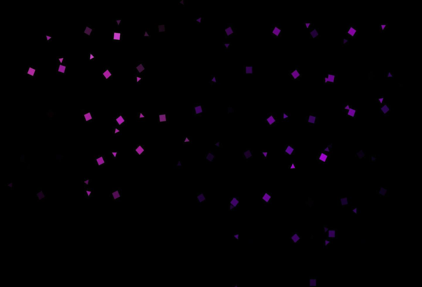 Dark Purple vector pattern in polygonal style with circles.