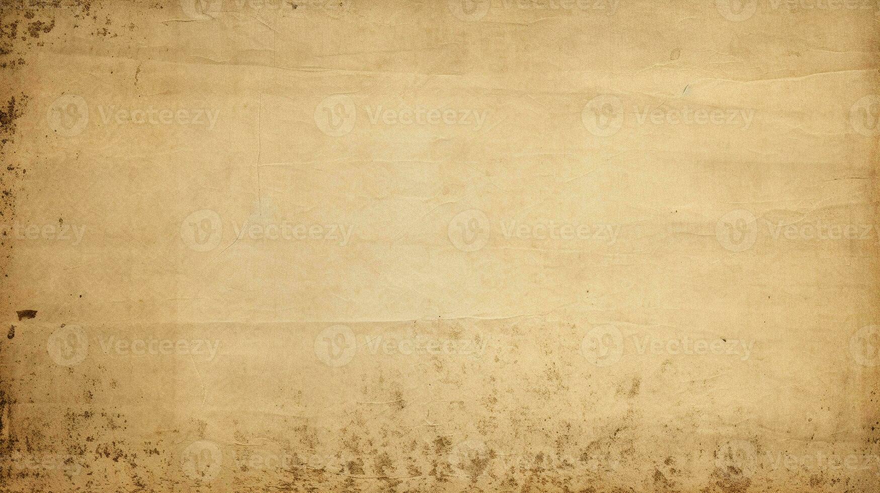 blank old paper background for decorative vintage graphic design element. generative AI photo