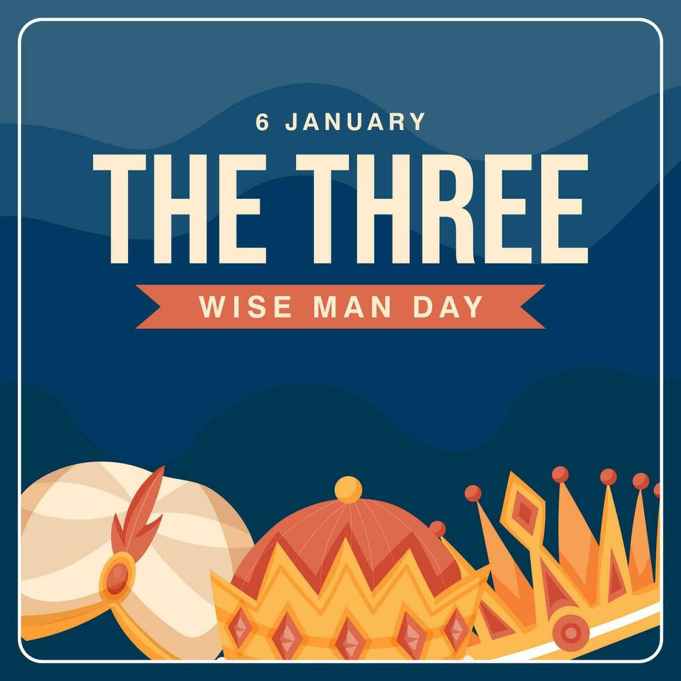 The Three Wise Man Day illustration vector background. Vector eps 10