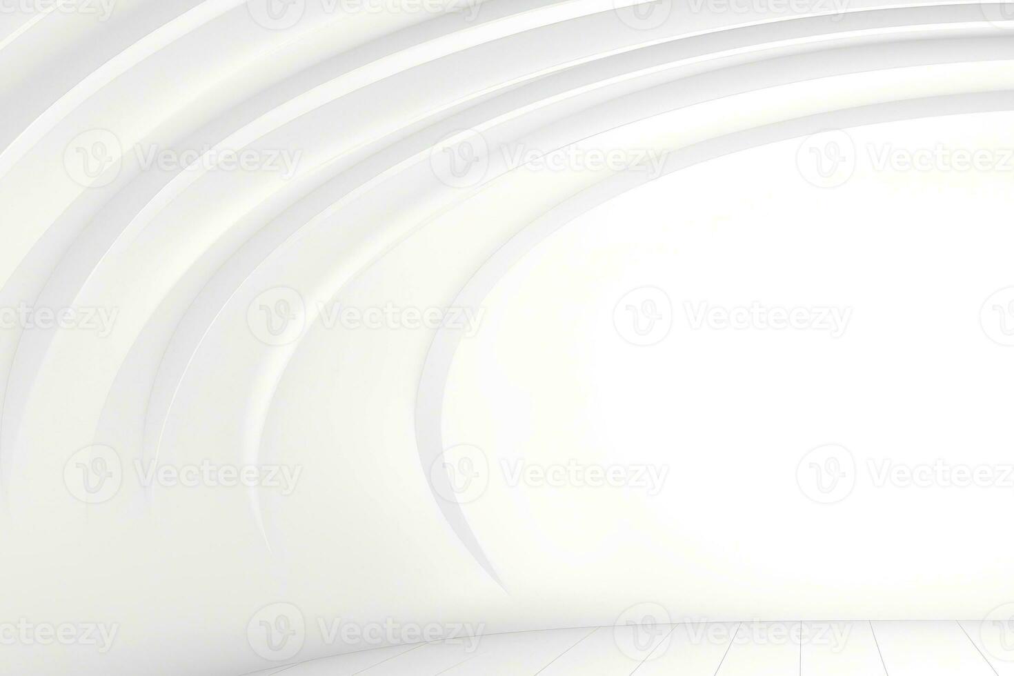 Abstract white soft waves background, Generative AI illustration photo