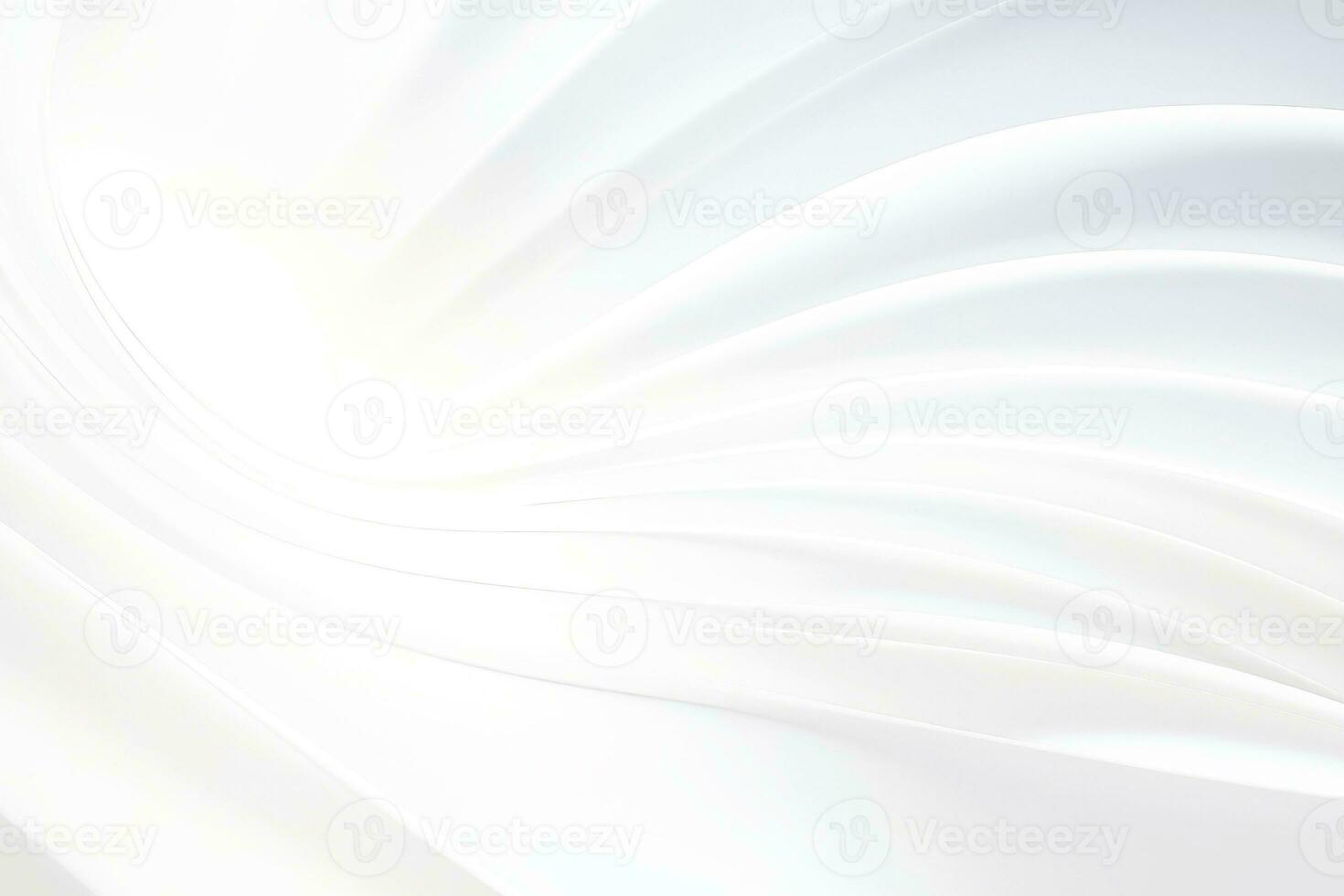 Abstract white soft waves background, Generative AI illustration photo