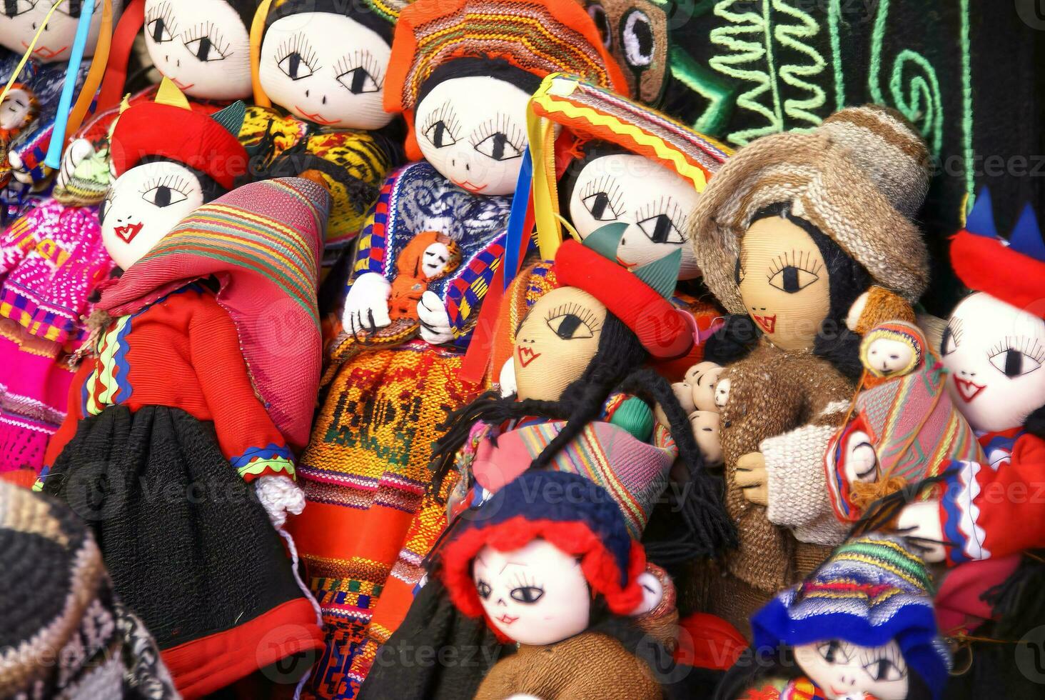 Handmade Indian dolls photo