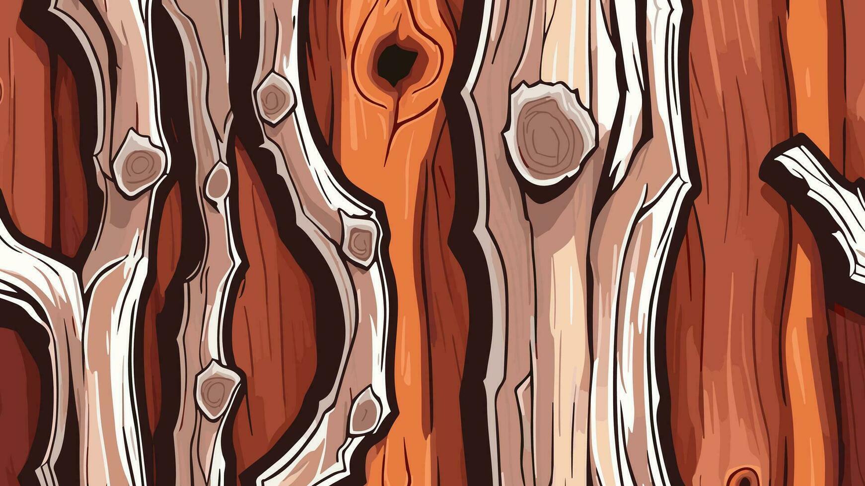 árbol maletero madera textura naturaleza sin costura antecedentes - alto calidad imágenes de natural madera textura desde árbol bañador. Perfecto para creando realista y sin costura antecedentes para tu proyectos vector