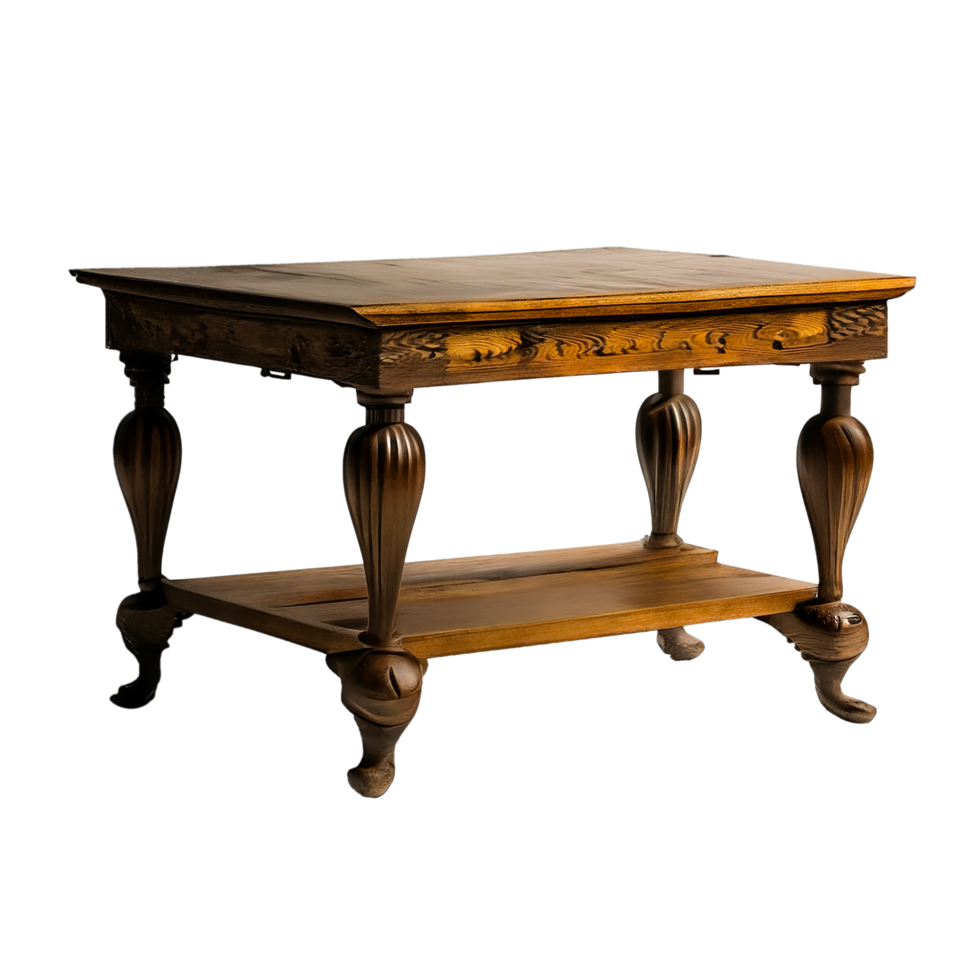 Wooden table  free space front view. Ai Generated png