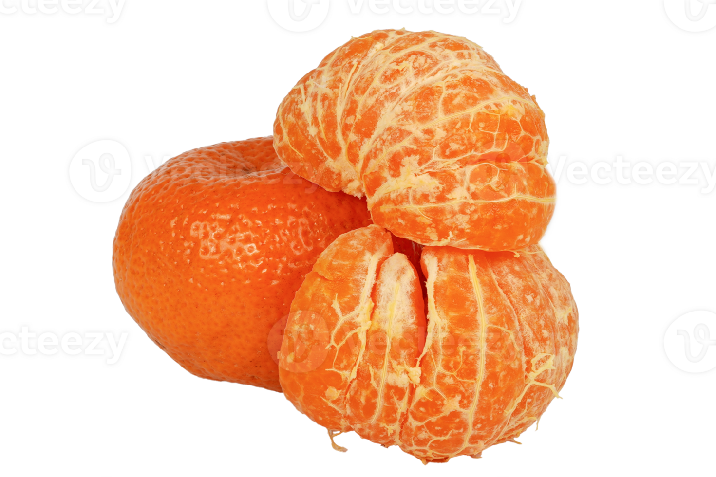 Tangerines. Juicy, orange mandarines. 32987202 PNG